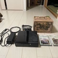 Xbox360 E CONSOLE + ゲームソフト３本の画像