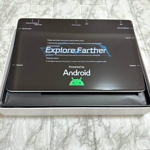 タブレット 11インチ 16GB+128GB+1TB拡張 Android14 白