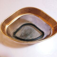 三角コーナー　銅　汚れあり