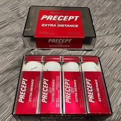  未使用ゴルフボール 12個 BRIDGESTONE（ブリヂストン） PRECEPT EV EXTRA DISTANCE の画像