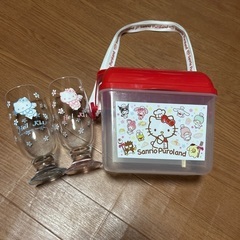 キティお弁当ボックス&グラス