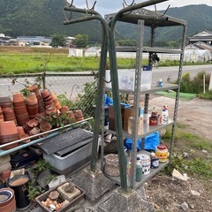物干し台 無料 コンクリートブロック 京都府亀岡市 