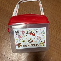 キティお弁当ボックス&グラスの画像