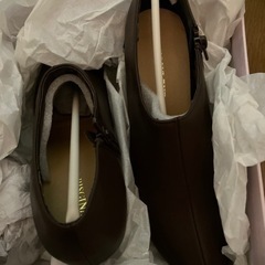 新品　ブラウンブーツの画像