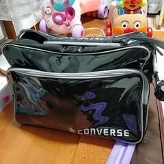 コンバース　エナメルバッグ