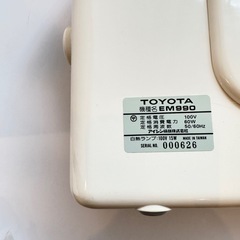 ★美品TOYOTA◆トヨタ コンパクトミシン EM990 フリーヌ Freenu アイシン精機 動作確認済み 手芸 取説付属品完備の画像