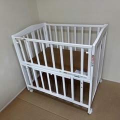 【カトージ】折りたたみ式ミニベビーベッド