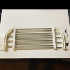 ニトリ 伸縮式水切りラック 食器 キッチン 台所 乾燥 白 ステンレス シンクの画像
