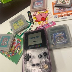 （貴重）ゲームボーイカラー&カセット類　状態良好！