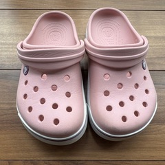 キッズ クロックス ピンク 21cm