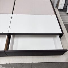  23753  コンセント 引き出し付 セミダブルベッドフレーム NITORI  SD ◆大阪市内・東大阪市他 6,000円以上ご購入で無料配達いたします！◆ ※高槻・枚方方面◆西宮・尼崎方面◆生駒方面　それぞれ条件付き無料配送あり！            の画像