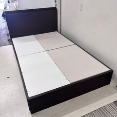  23753  コンセント 引き出し付 セミダブルベッドフレーム...