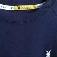 【早い者勝ち‼️】PLAYBOY ネイビー Tシャツ Lサイズの画像