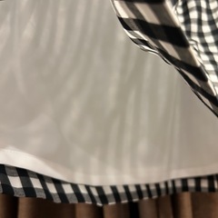 新品　黒白　ギンガムチェック　スカート　の画像