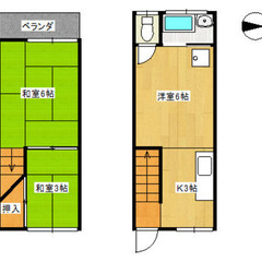 ★ 仲介手数料ゼロ物件 ★ 敷金ゼロ ★ 庄内栄町3丁目貸テラス...