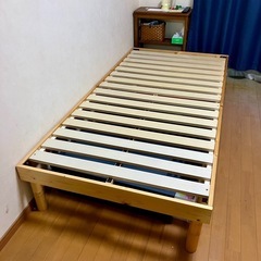 すのこシングルサイズベット  ほとんど未使用品です。