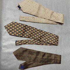 ネクタイ バーバリー 2本、西陣1本