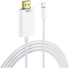 iphone hdmi変換ケーブル1.5M ライトニング hdm...