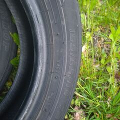 ダンロップEC202L 155/65R14 中古4本　とりあえず使えます。の画像