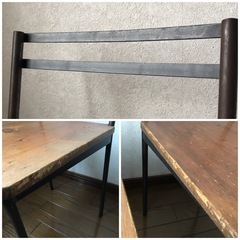 Rustic　ラスティック　アイアンバックチェア　2脚セット　国産オーダー家具の画像