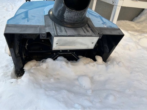 札幌☆ライト付ハイパワー電動除雪機スノーブロワーストロング 中古