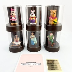 ①ディズニーキャラクターフィギュア 6体セット ケース入り