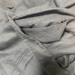 無印良品　紳士S　洗いざらしリネンジャケット　の画像