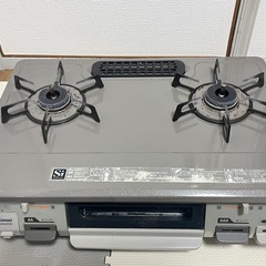 リンナイ ガステーブル 水無し片面焼 13A用 右強火 パールブ...
