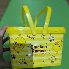 【受け渡しする方が決まりました】コンテナ入りチキンラーメンMini  3食　＆　チキンラーメンどんぶりミニセットの画像