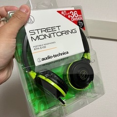 新品未使用ヘッドホン　オーディオテクニカ　ATHーS100　