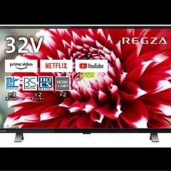 【外付けハードディスク付き】2023年製 32型テレビの画像