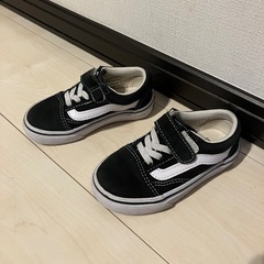 VANS バンズ　シューズ　黒色　14cm