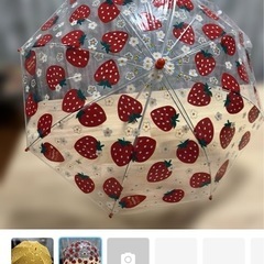 キッズ傘3本　ポケモン　イチゴの画像