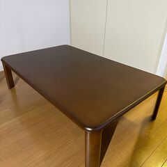 【値下げ】折れ脚テーブル　幅120×奥行75×高さ32cm