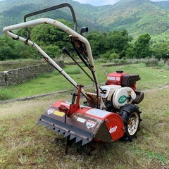 ⭐️実働　小型耕運機　管理機　ミニスター　IR60 歩行型　アグリップ　イセキ⭐️家庭菜園　野菜作りの見方にいかがでしょうか？？　の画像