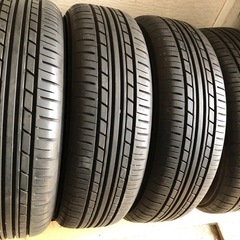 夏タイヤ　　175R65/15 ダンロップアルミ、タイヤセット