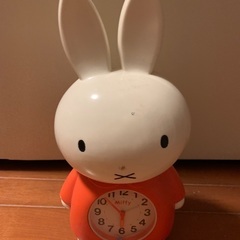 【激レア】動作未確認　Miffy ミッフィー 目覚まし時計 時計...