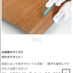 ウッドフローリングカーペットの画像