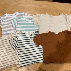 (交渉中)子ども服 Tシャツ　80 無印・バースデイ　6枚セット
