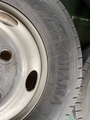 値下げ！ 205/75R/16 6本セットホイール付きヨコハマタイヤ2016年製 富山発
