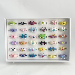 【36個】ひとつ目のモンスターリング かわいい指輪の画像