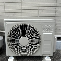 エアコンセット　日立　白くまくん　AJシリーズ2.2kw RAS-AJ22Rの画像