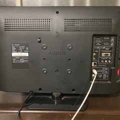 【お値下げ】シャープ24V型TVの画像