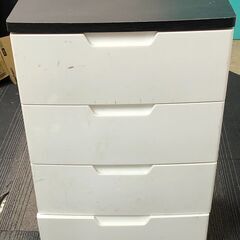 【無料】4段引き出し収納 お譲りします！使用感あり／引き取り限定