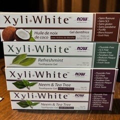 歯磨き粉セット NOW Foods キシリホワイト ナウフーズの画像