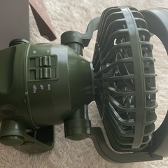 扇風機　アウトドア　災害時用　持ち運びの画像