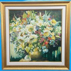HORING アンティーク油絵 「SPRINGTIME FLOR...