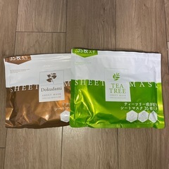 シートマスク 2つセット　TEA TREE とDokudami ...