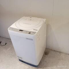 502送料設置無料神奈川限定配送SHARP最新モデル洗濯機7㌔