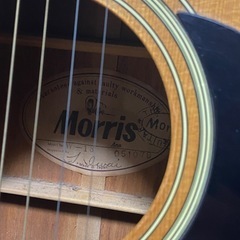 morris w18 ギター&ケース& チューナー の画像